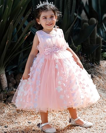 Girls Ruffle Sleeveless Polka Dot Tutu Dress