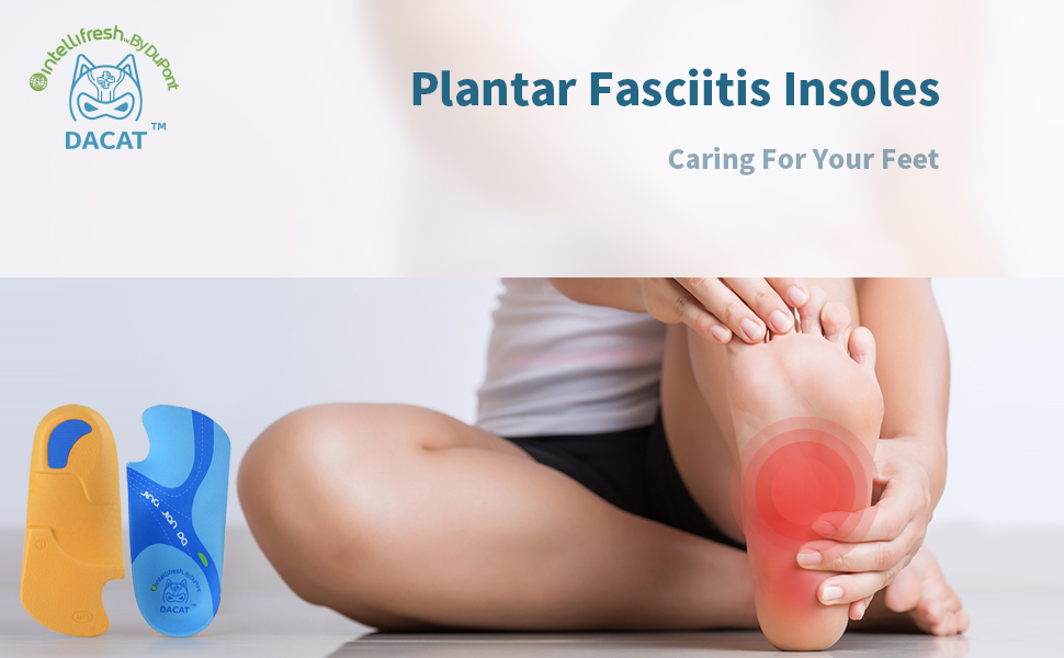 Orthotic Insert Plantar Fasciitis Insoles 3/4 Arch