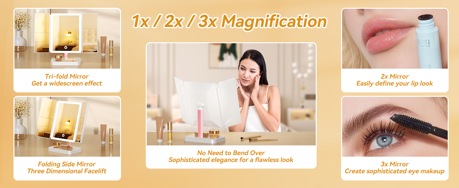 make up mirror with lighting