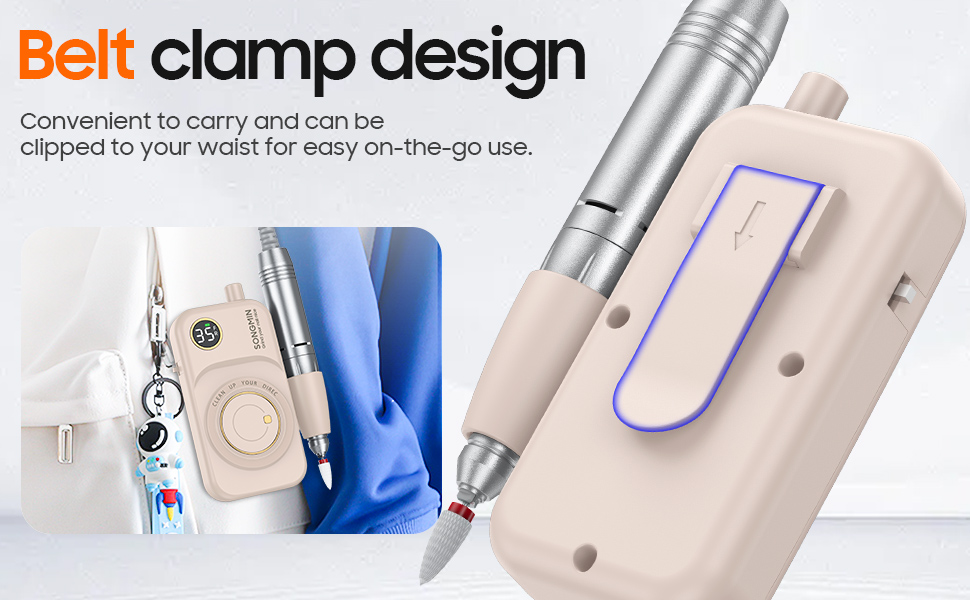 compact enough to pack into your traveling bag or case and belt clip can hang it on your waist belt