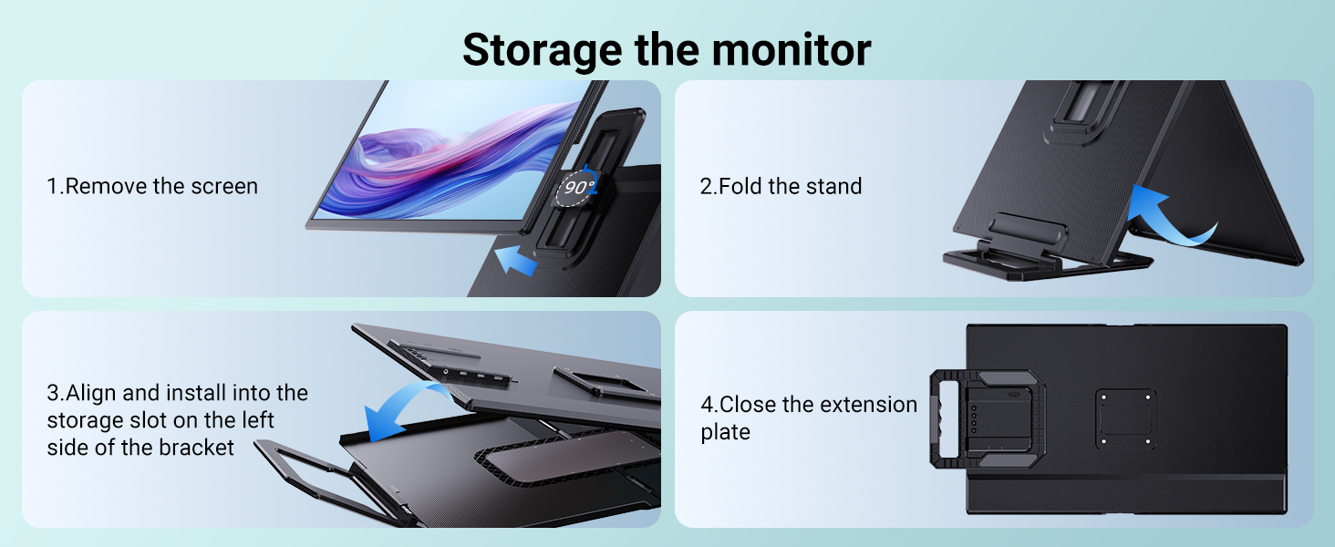 Storage the monitor