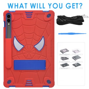 DETUOSI Kids Case for Samsung Galaxy Tab S9 Plus/ S9 FE Plus 5G 12.4" Heavy Duty Shockproof Cover