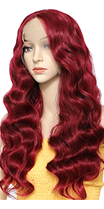 Perücke Rot Lace Front Wig