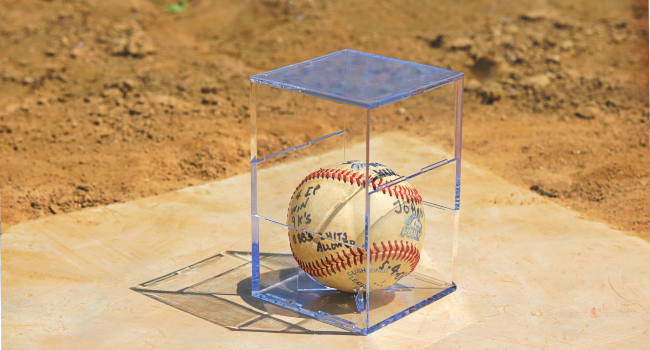 baseball display cubes baseball showcase baseball collection display clear baseball holder