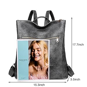 women vintage backpack purse