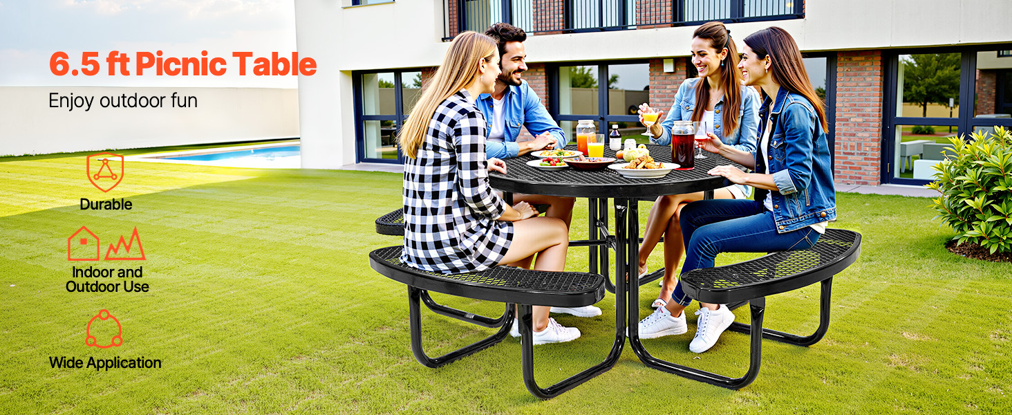 picnic tables