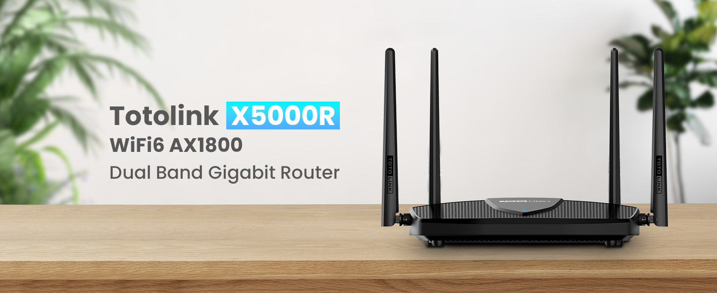 Router WiFi 6 AX1800WLAN Router 6 Dual Band GIGABIT LAN Port 1000Mb/s WiFi Router 