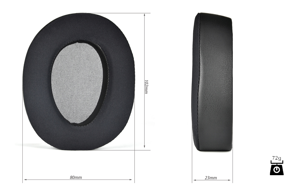 Cushions for Sony WH-H900N (h.Ear on 2 Wireless) & MDR 100ABN (h.Ear on Wireless)