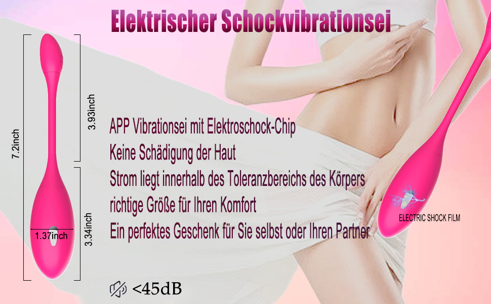 Electric Shock Vibro-Ei für Männer Frauen