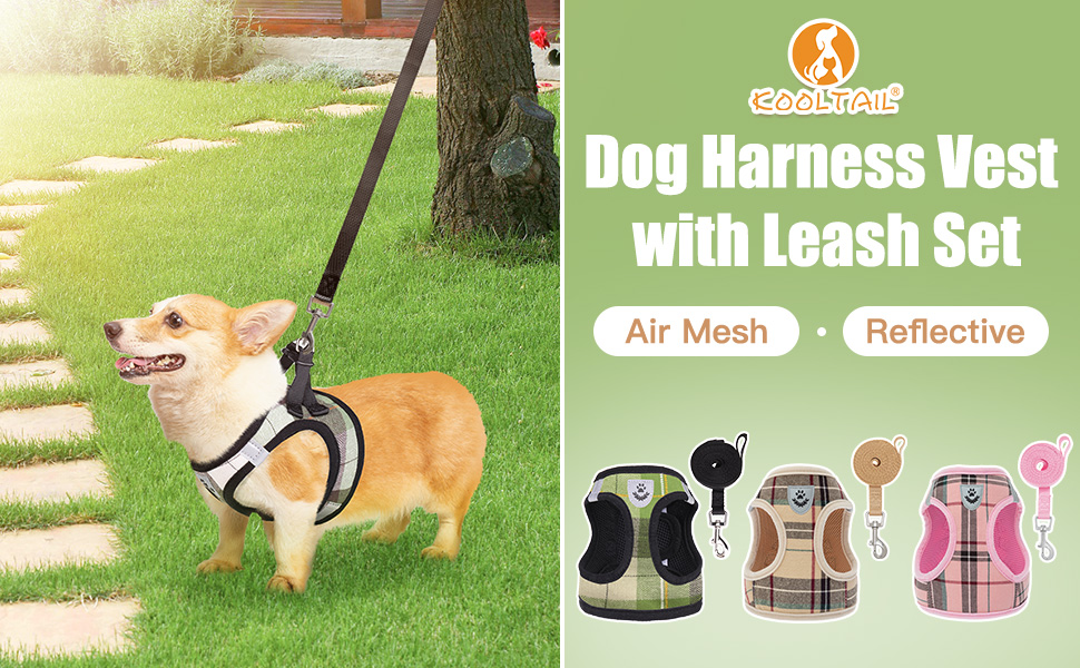 KOOLTAIL Dog Harness for Small Medium Dogs,Dog Harness and