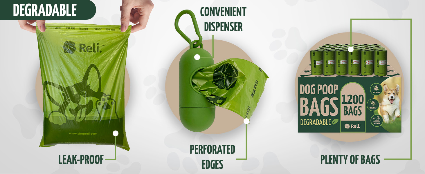 Degradable Eco Dog Poop Bag Features