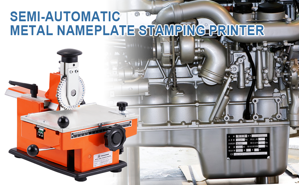 Manual Nameplate Metal Label Stamping Printer Machine Marking Machine