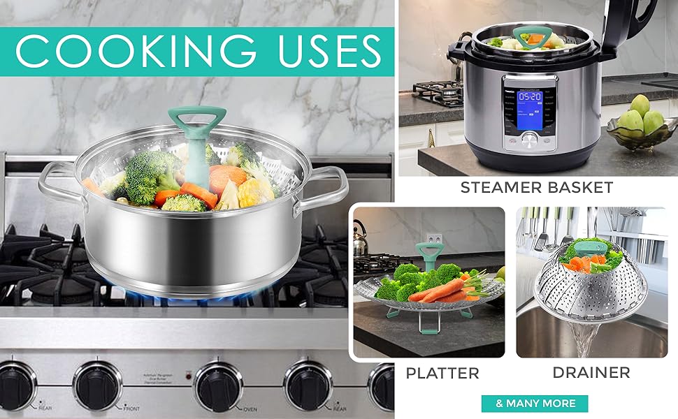 Stainless Steel Expandable Steamer Basket Collapsible