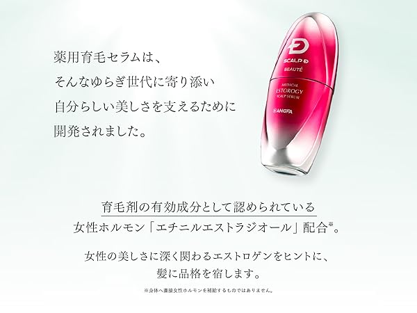 【新品未使用】女性用 育毛剤　スカルプDボーテ エストロジー　80mL スカルプDの女性用育毛剤 スカルプD ボーテ メディカルエス