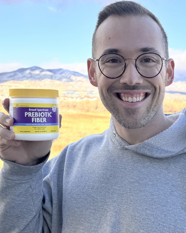 broad spectrum probiotic multi fiber supplement prebiotic powder for women fiber powder gluten free