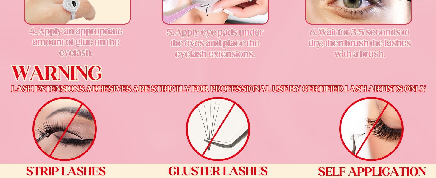 sensitive lash glue