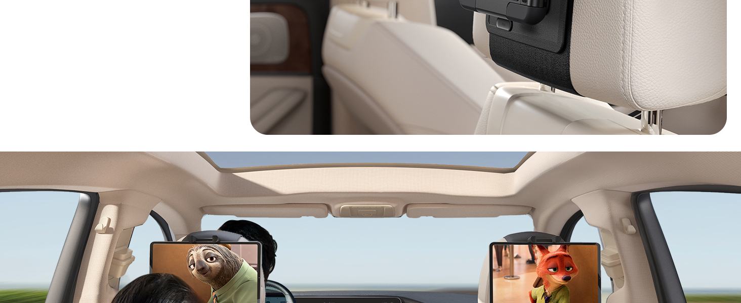 車 タブレットホルダー リア座席