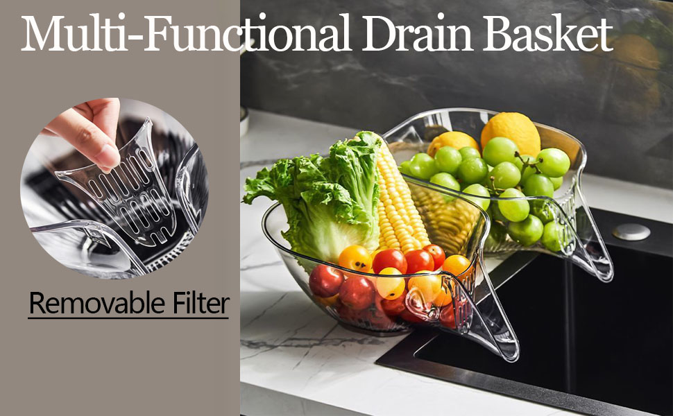 zebiceg MultiFunctional Drain Basket, Multifunctional