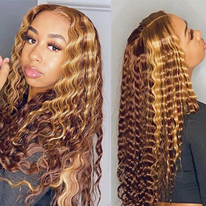 water wave wigs for black women human hair
