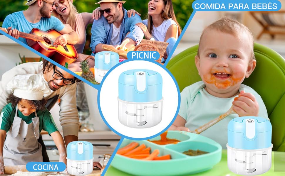 Mini picadora eléctrica