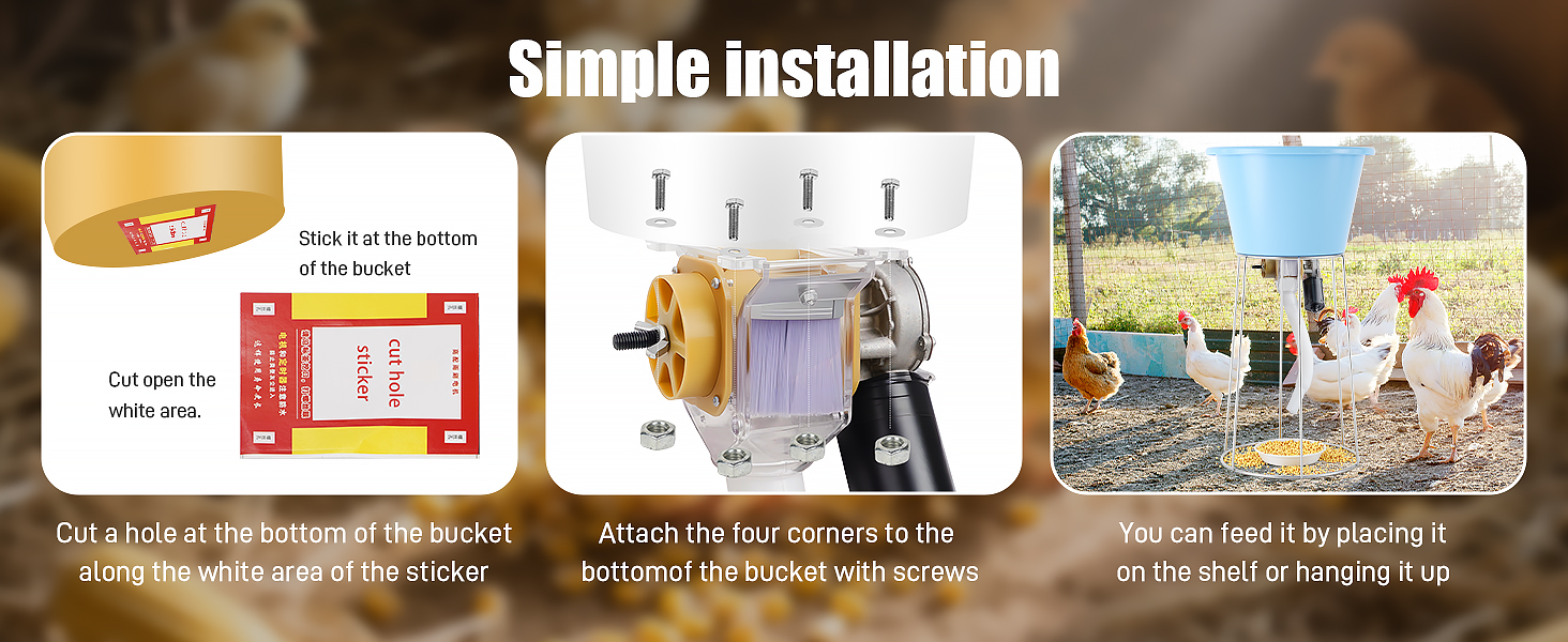 automatic duck feeder