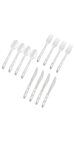 cpla plastic cutlery forks spoons knives