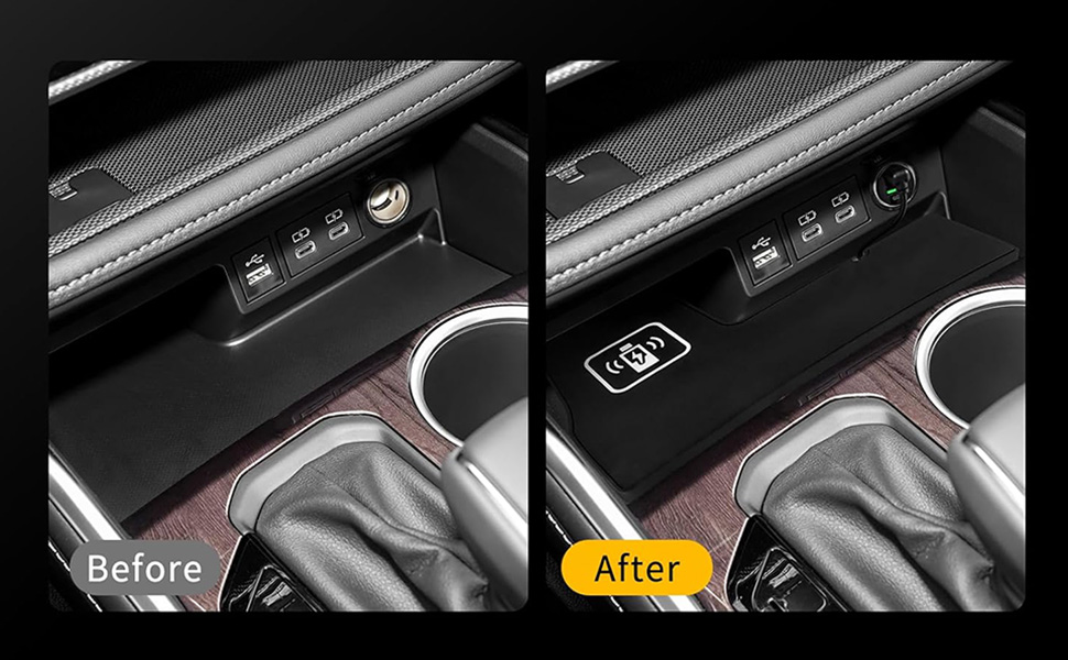 Wireless charger for Toyota Highlander