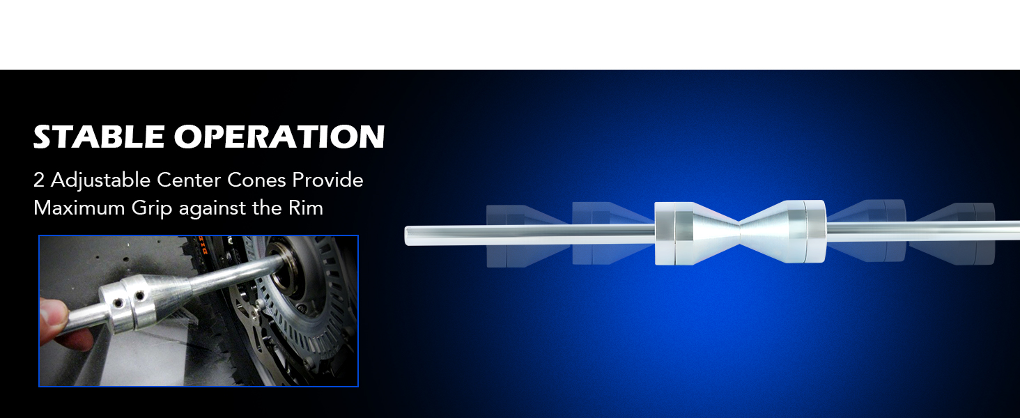 Orion Motor Tech Motorcycle Bike Wheel Balancer, Tire