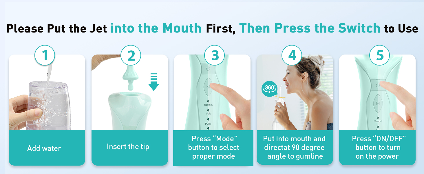 water dental flosser