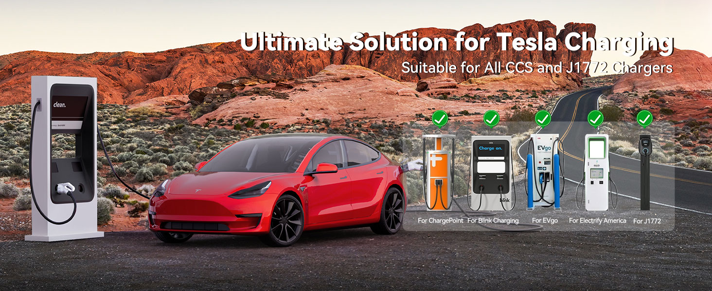 ccs1 to tesla charger adapter