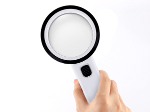 30x magnifying glass with light