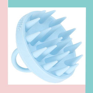 shampoo hairbrush blue