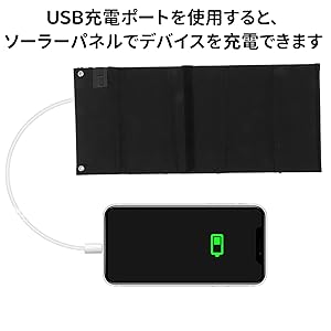 Amazon.co.jp: 折りたたみ式ソーラーパネル 40W ソーラーパネル
