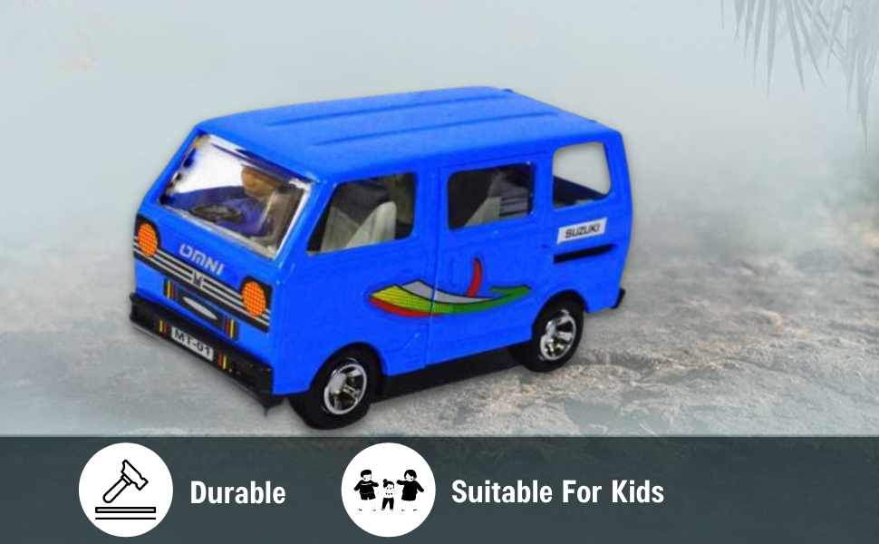 Kid Pull Back Omni Maruti VanSingle Door OpeningMiniature Scaled