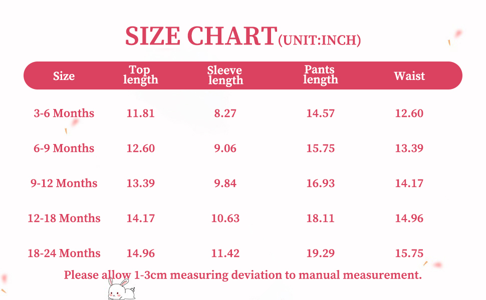 3-6 months baby kids 3pcs outfits set