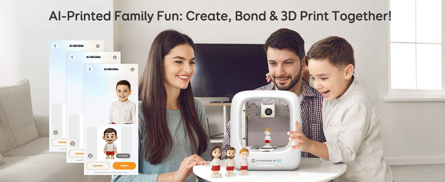 X-maker 3d printer joy AI+