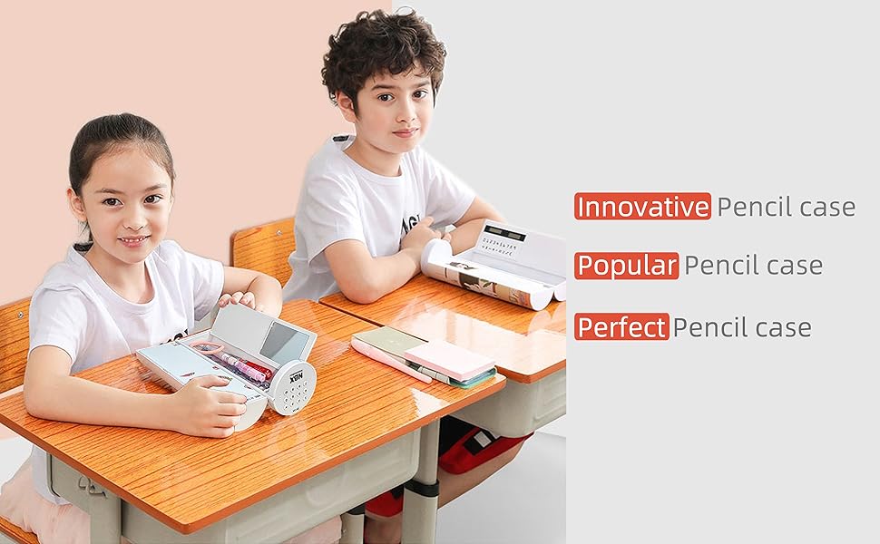 Amazon.com : NBX NewmeBox Pencil Box with Lock, Cute and