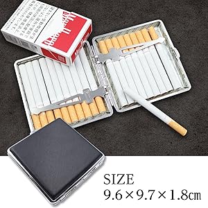 Amazon.co.jp: CHURACY タバコケース シガレットケース シガー