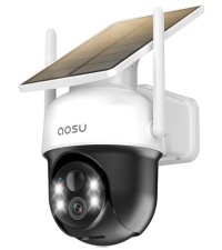 Amazon.co.jp: aosu 防犯カメラ ソーラー一体 屋外 太陽光高効率