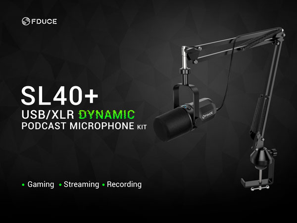 (アーム付き）FDUCE SL40 FDUCE SL40 Vocal Dynamic Podcast Microphone