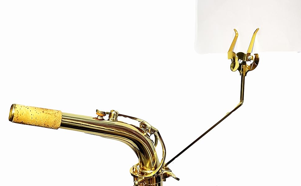 BEIIRLLA Alto Saxophone Lyre ClampOn Clip Holder Lyre for
