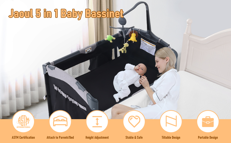 5 in 1 Baby Crib