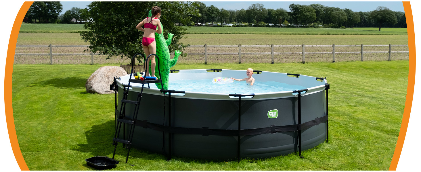 EXIT Toys Soft Grey Pool - Multifunktionale Abdeckung - Für Familien - Sommerurlaub - Sauberes, Warmes Poolwasser - ø360 E6efb911 1475 4b7b 90f5 53e582ecb8ba. CR0,0,1464,600 PT0 SX1464 V1