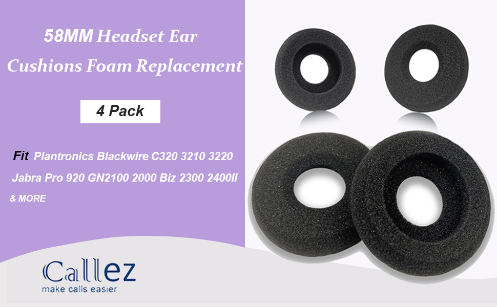 Ear Cushions for Plantronics Headset Earpads Replacement