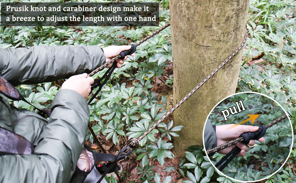 Huntury Lineman's Rope, Linemans Climbing Rope for Set Up