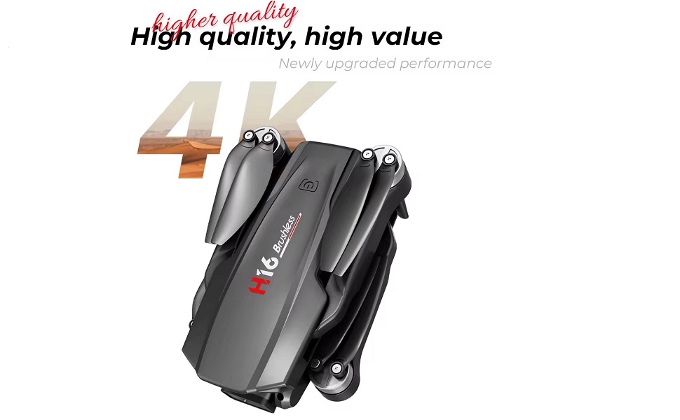 Amitasha Remote Control Drone with Camera for Adults 4K, Foldable Drone