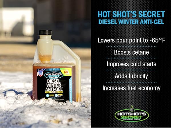 Amazon.com: Hot Shot's Secret Diesel Winter Anti-Gel– 16 Oz