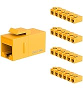 iwillink RJ45 Cat6 キーストーンカプラー イエロー 25個 Amazon.com: iwillink RJ45 Cat6 Keystone Coupler 25-Pack