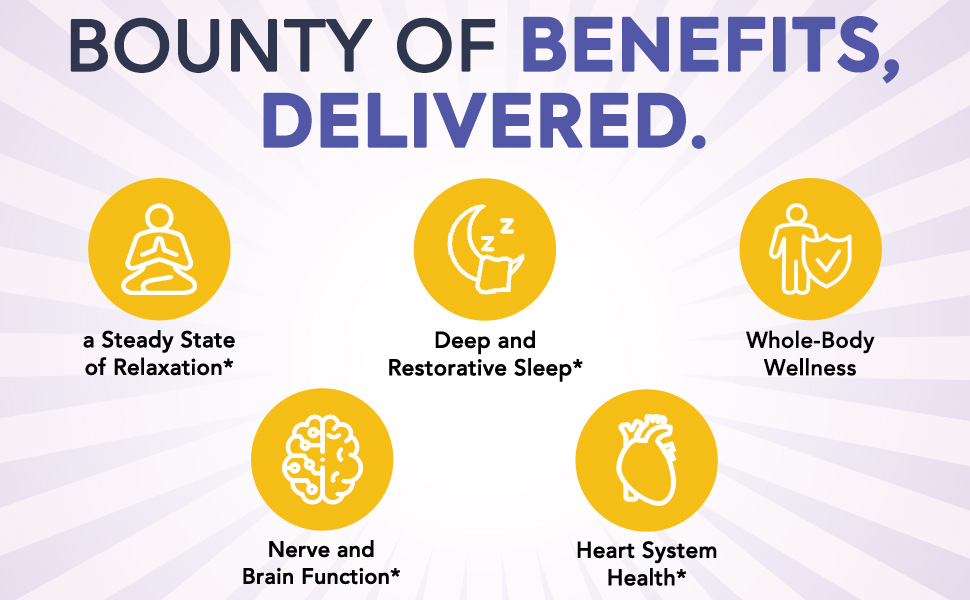 Surebounty Magnesium Glycinate a steady state of relaxation & deep and restorative sleep*