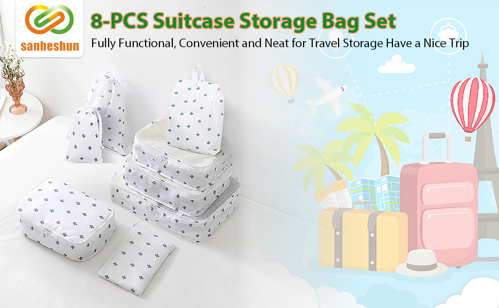 Travel Luggage Storage Bag Set